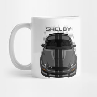 Ford Mustang Shelby GT350 2015 - 2020 - Magnetic Grey - Black Stripes Mug